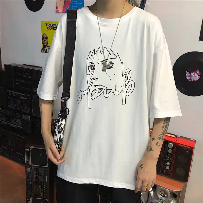 Camisetas gráficas de pareja de verano para estudiantes (talla grande)