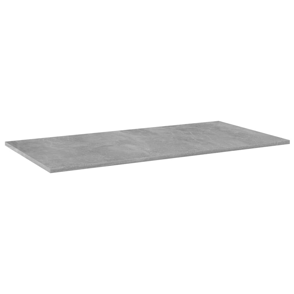 NNEVL Bookshelf Boards 8 pcs Concrete Grey 80x20x1.5 cm Chipboard-1