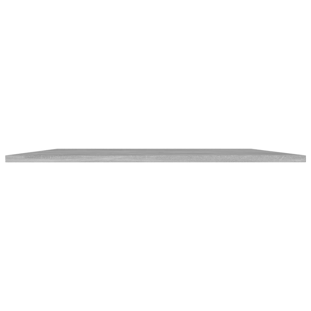 NNEVL Bookshelf Boards 8 pcs Concrete Grey 80x20x1.5 cm Chipboard-2