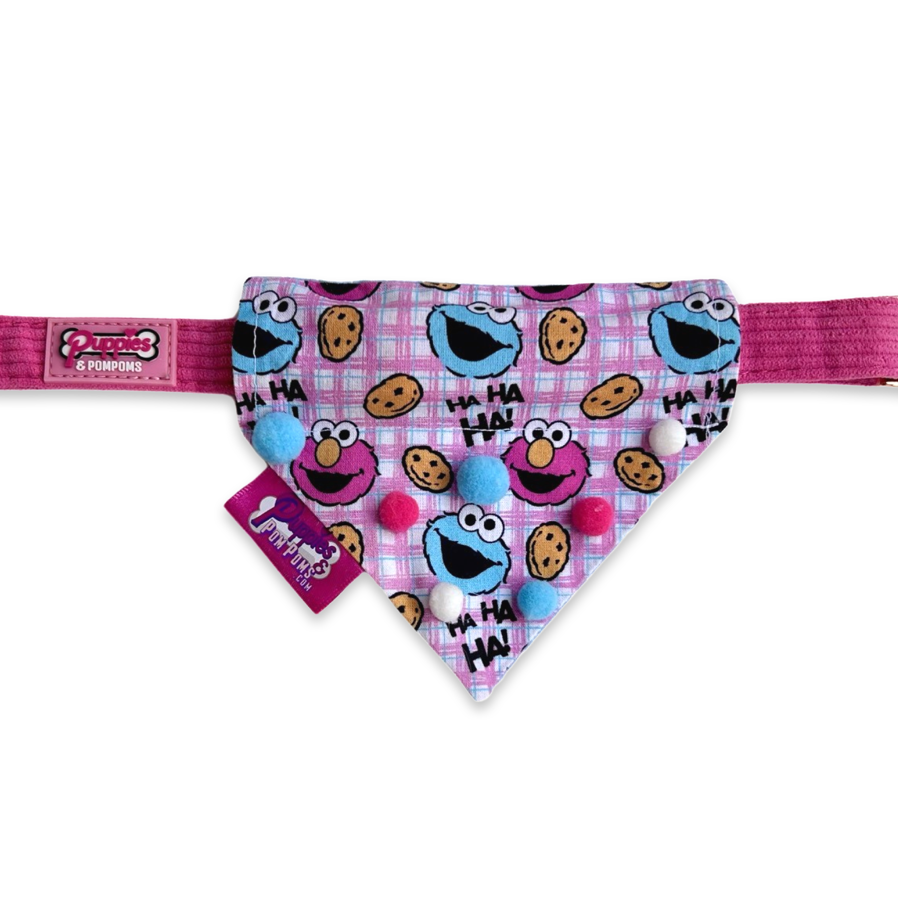 Cookie Monster Bandana - Slide On