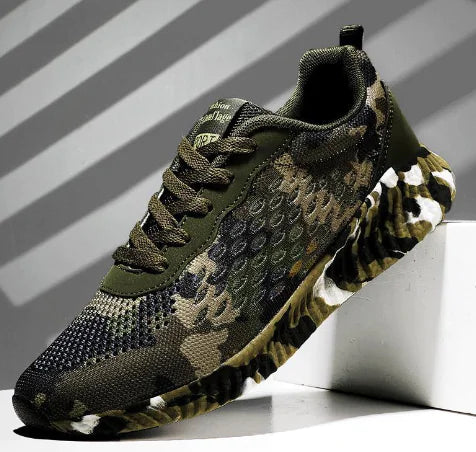 Camouflage Cushion Sneakers for Men and Women
