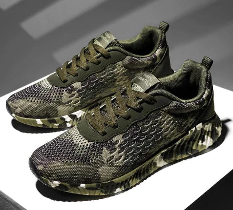 Camouflage Cushion Sneakers for Men and Women