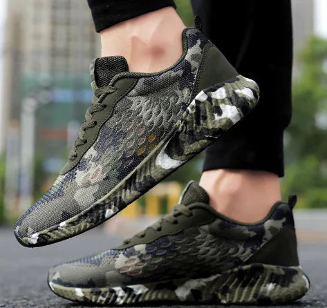 Camouflage Cushion Sneakers for Men and Women
